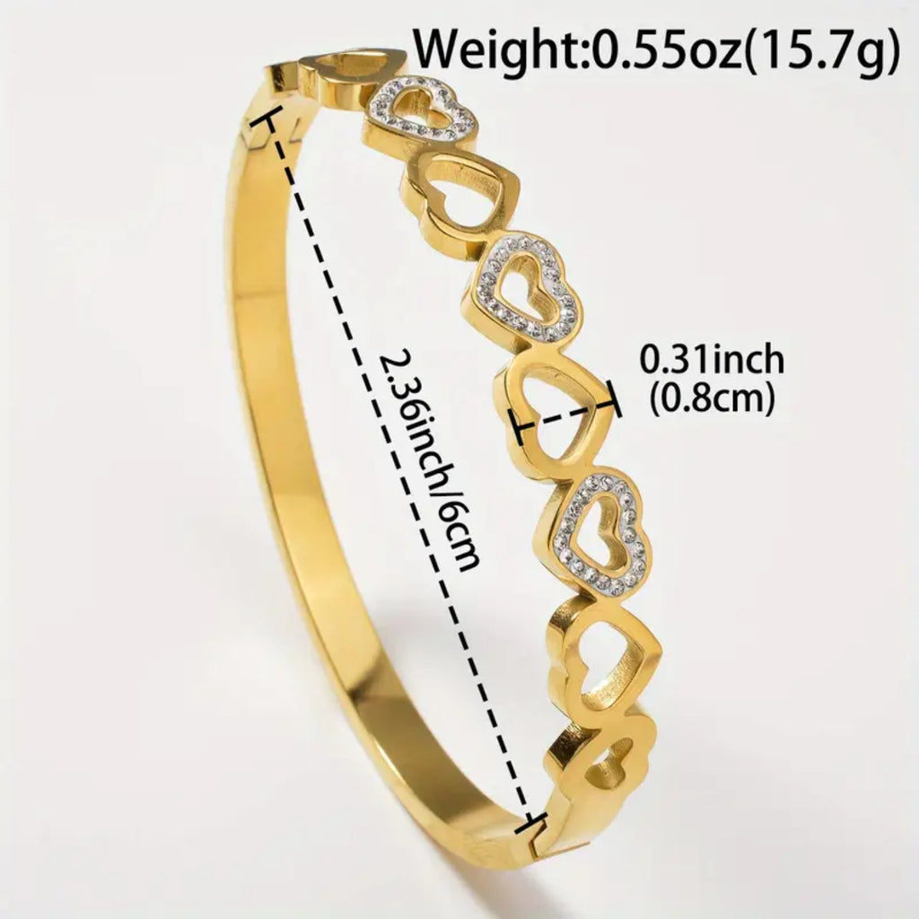 Eternal Hearts Bangle