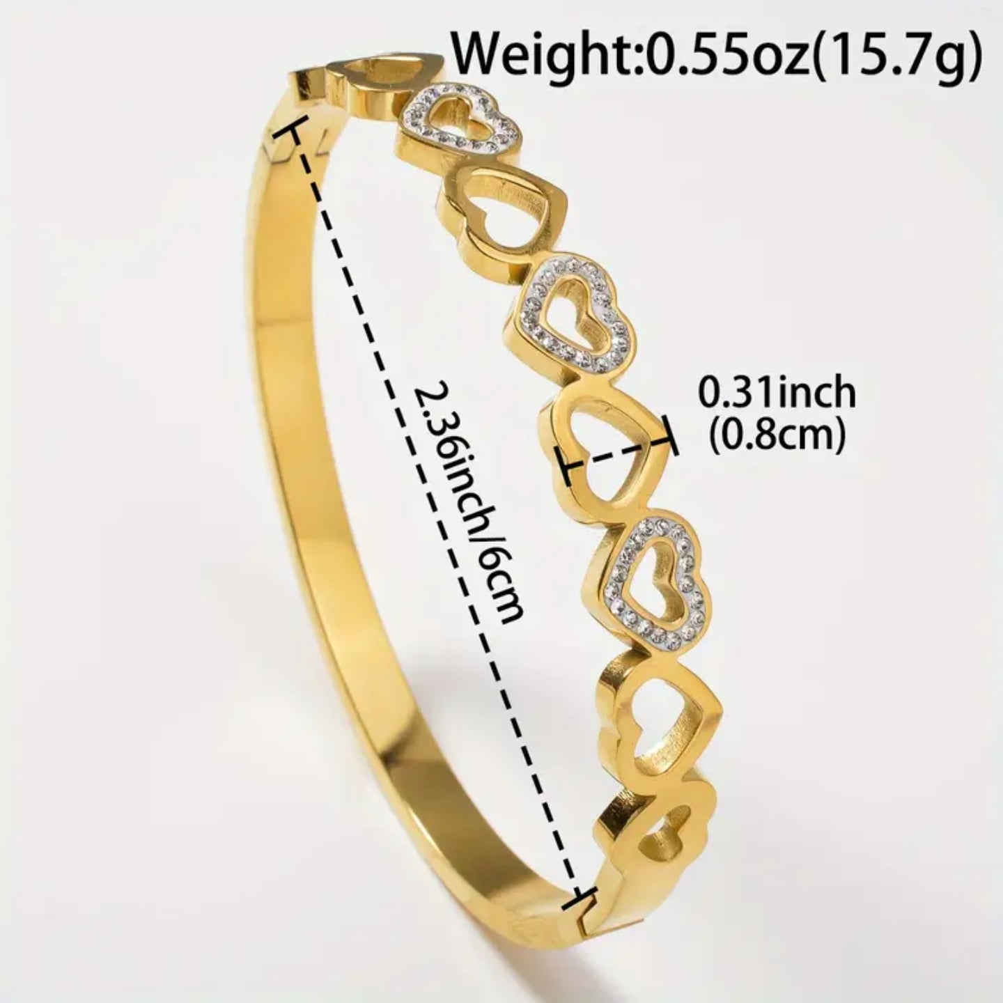 Eternal Hearts Bangle